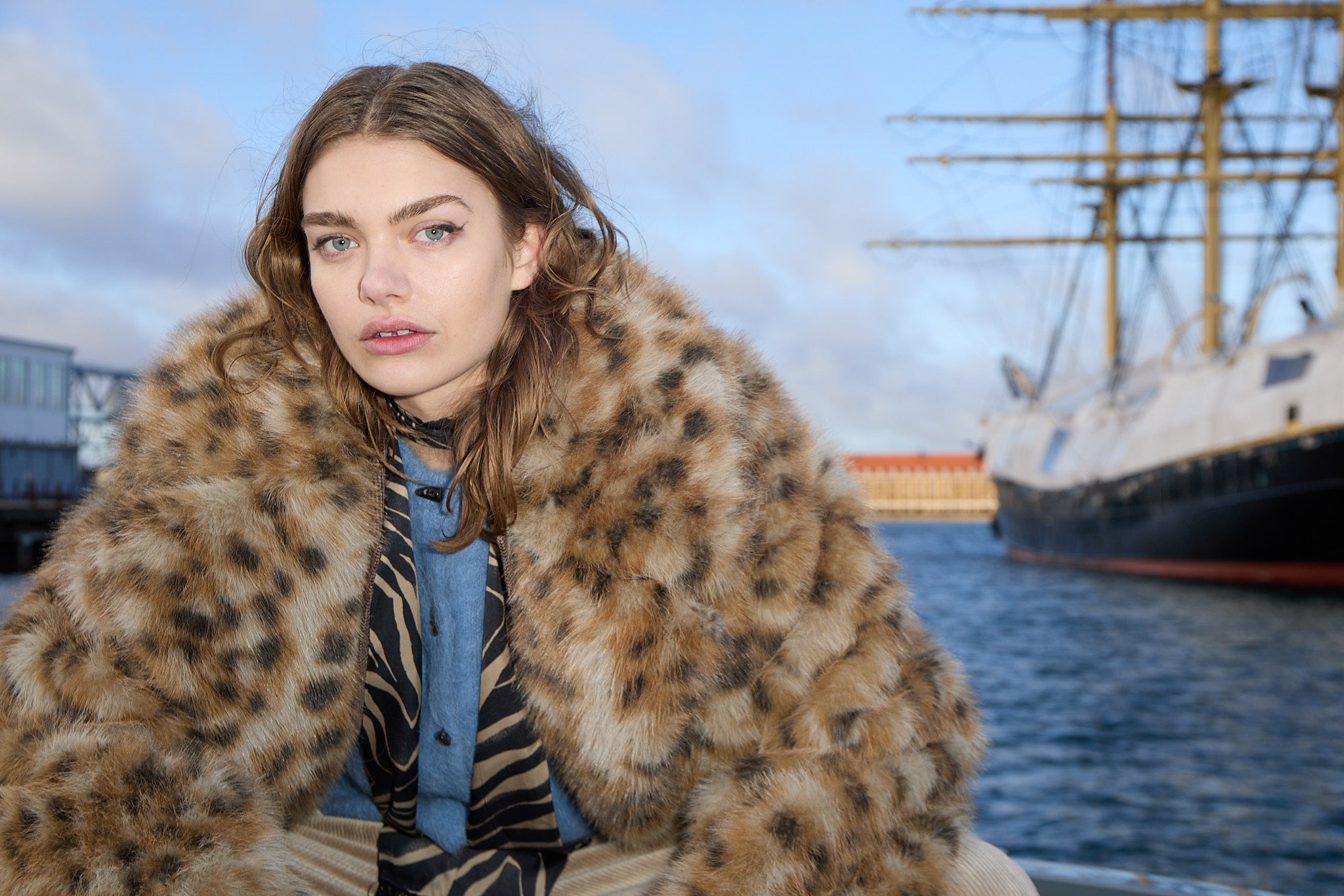 Lestine leo jakke - Camel